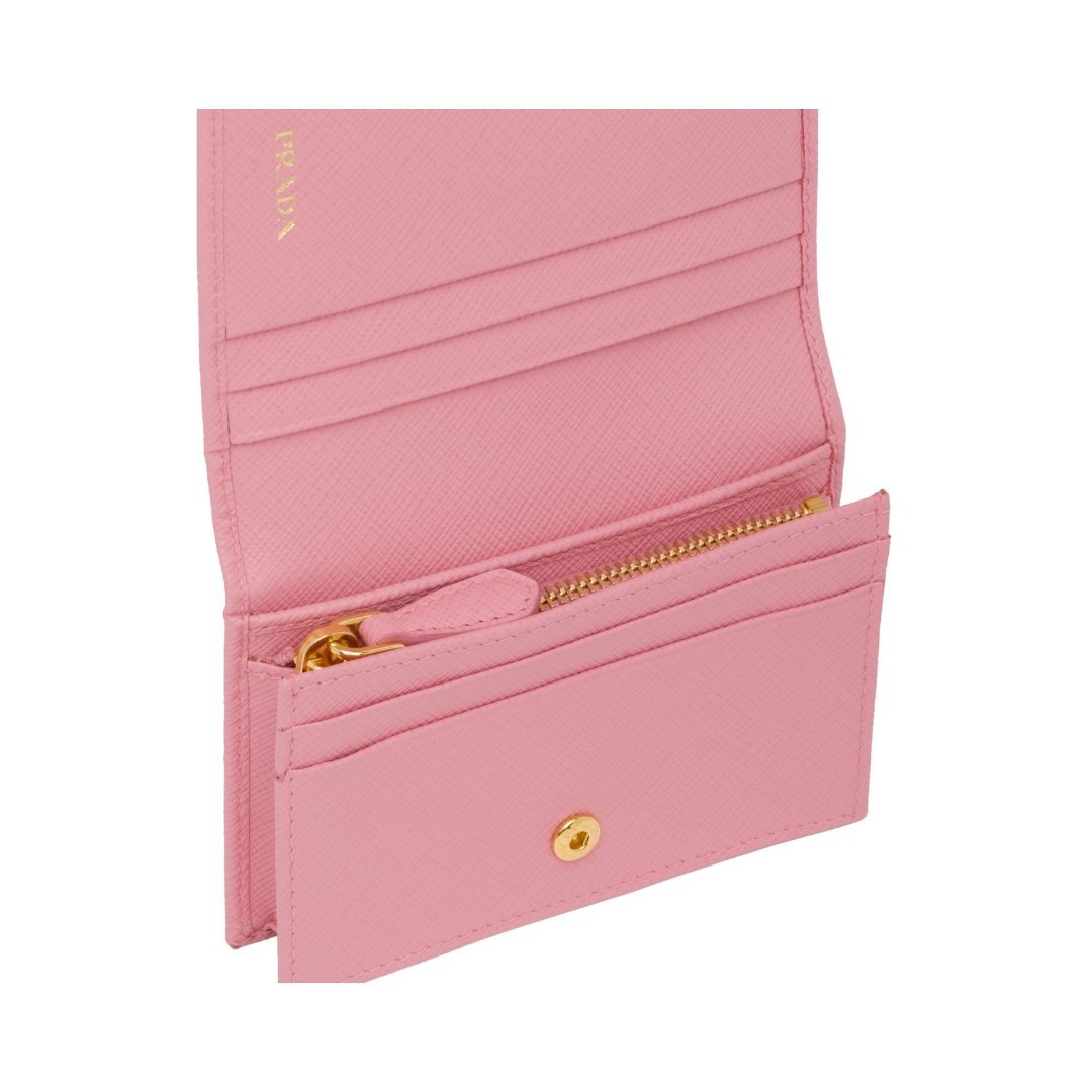 Kleine Saffiano-Leder in Blütenrosa 11.2cm – Bild 4