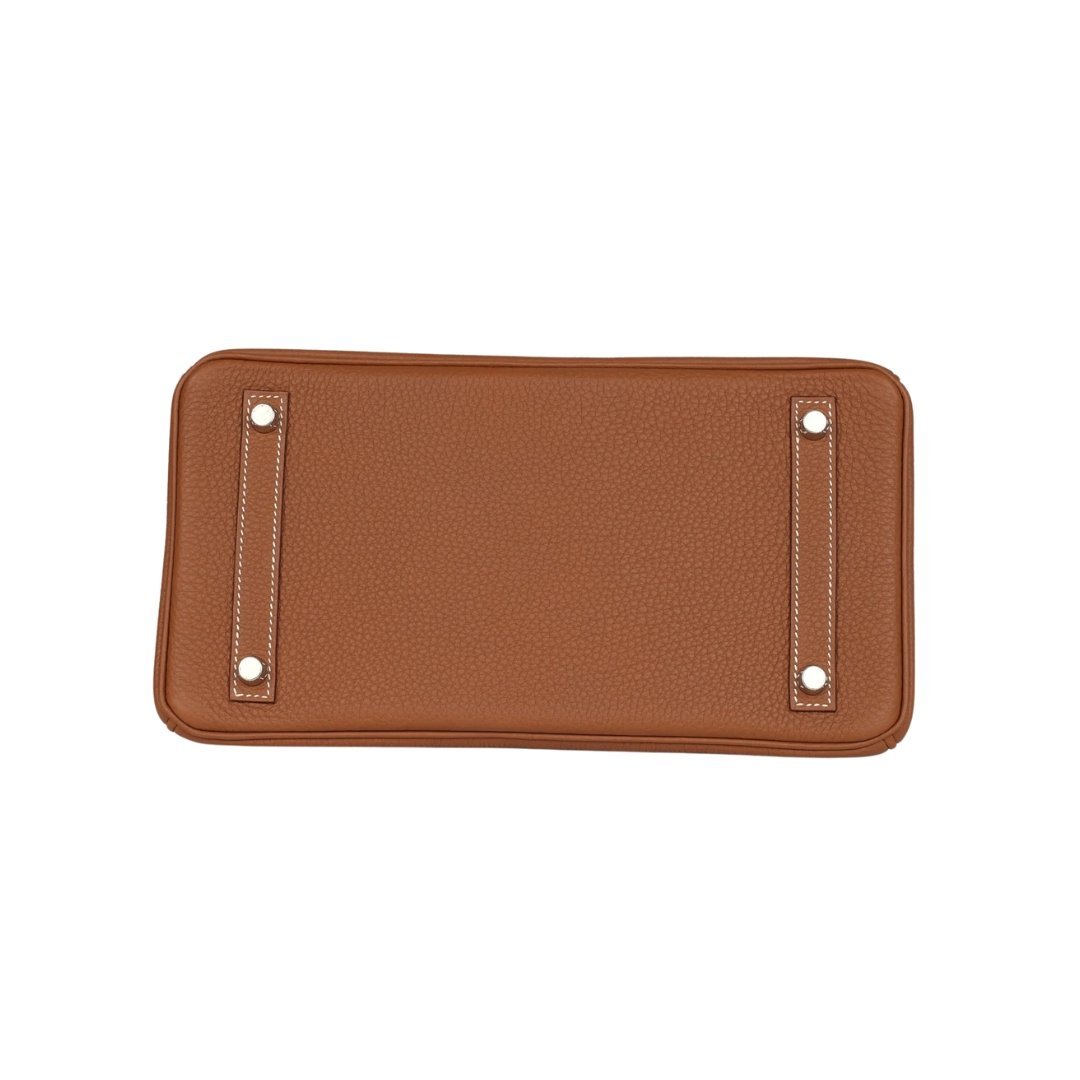 Gold Togo mit Palladium-Beschlägen 30cm – Bild 3