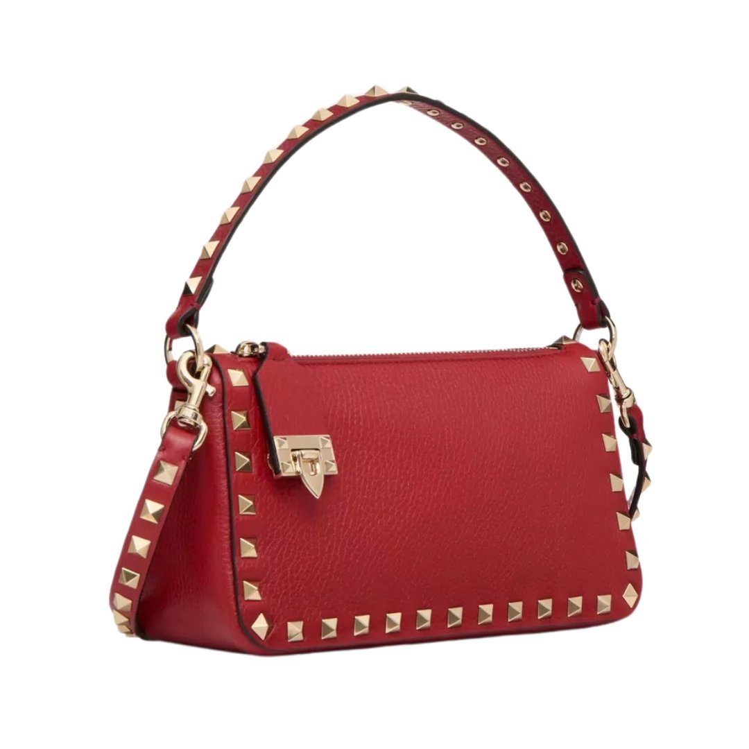Kalbsleder Crossbody Rosso Valentino 19cm – Bild 4