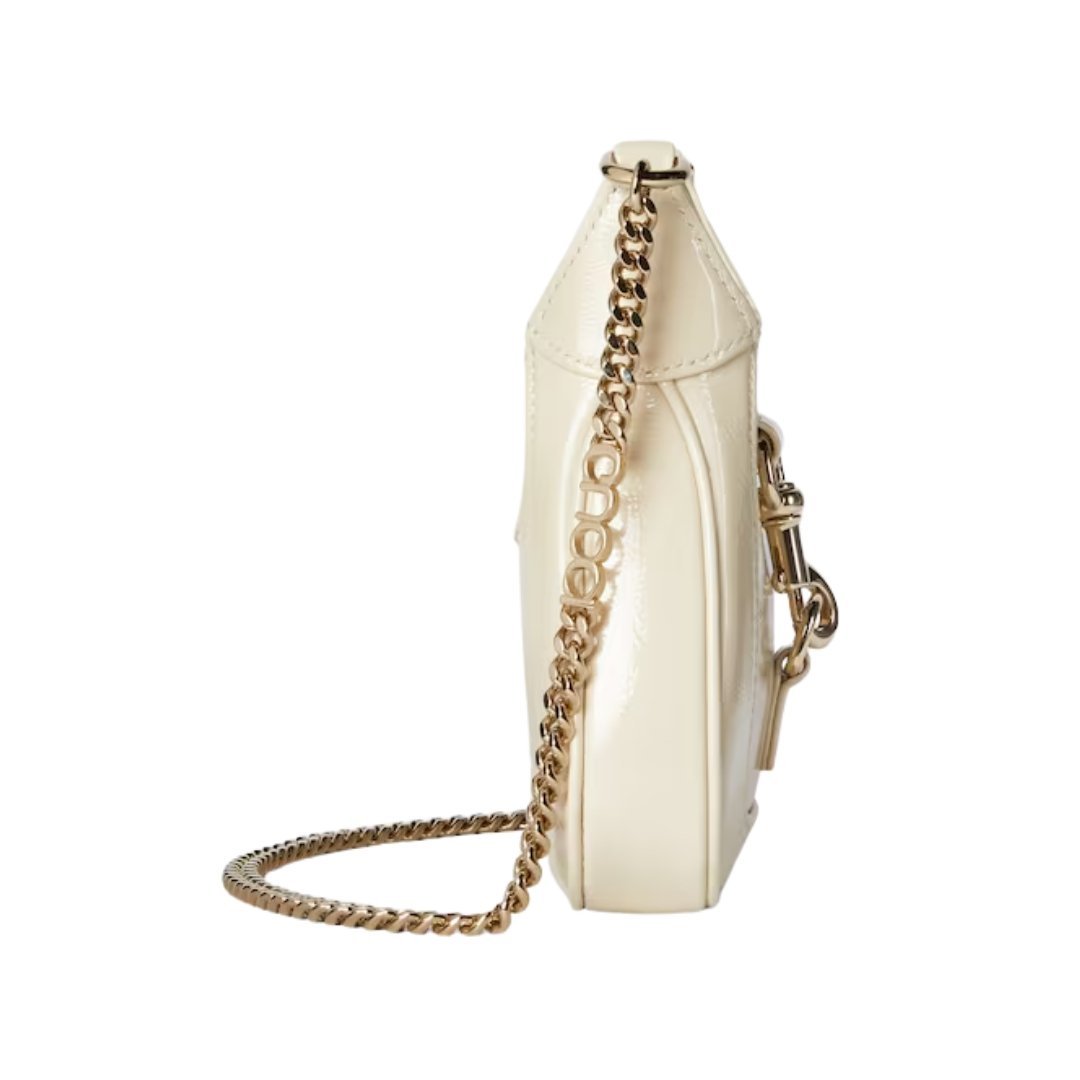 Lackleder mit einer glänzenden Mini-Tasche 19.5cm – Bild 4