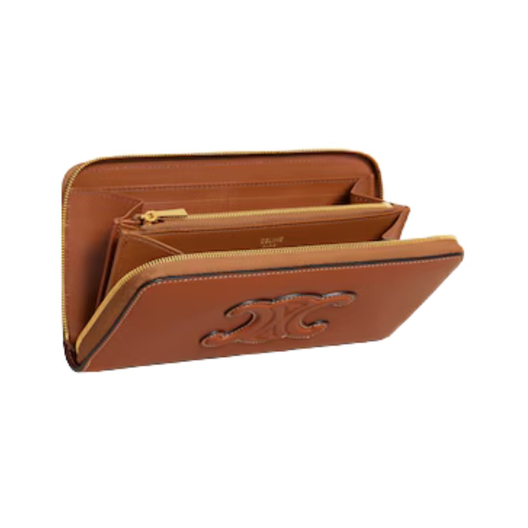Large Zipped Wallet Cuir Triomphe 19cm – Bild 4