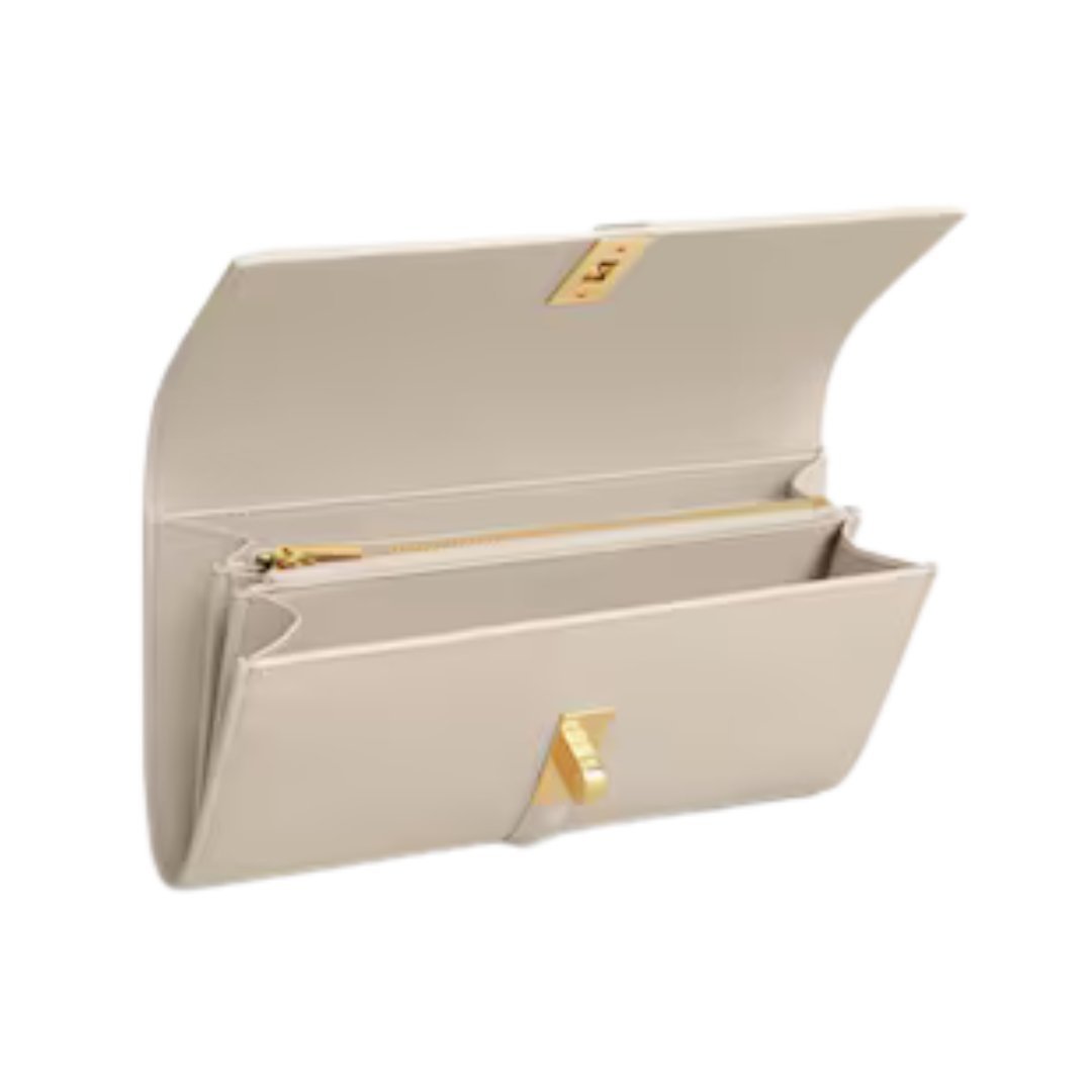 Große Brieftasche in satiniertem Finish 19cm – Bild 4