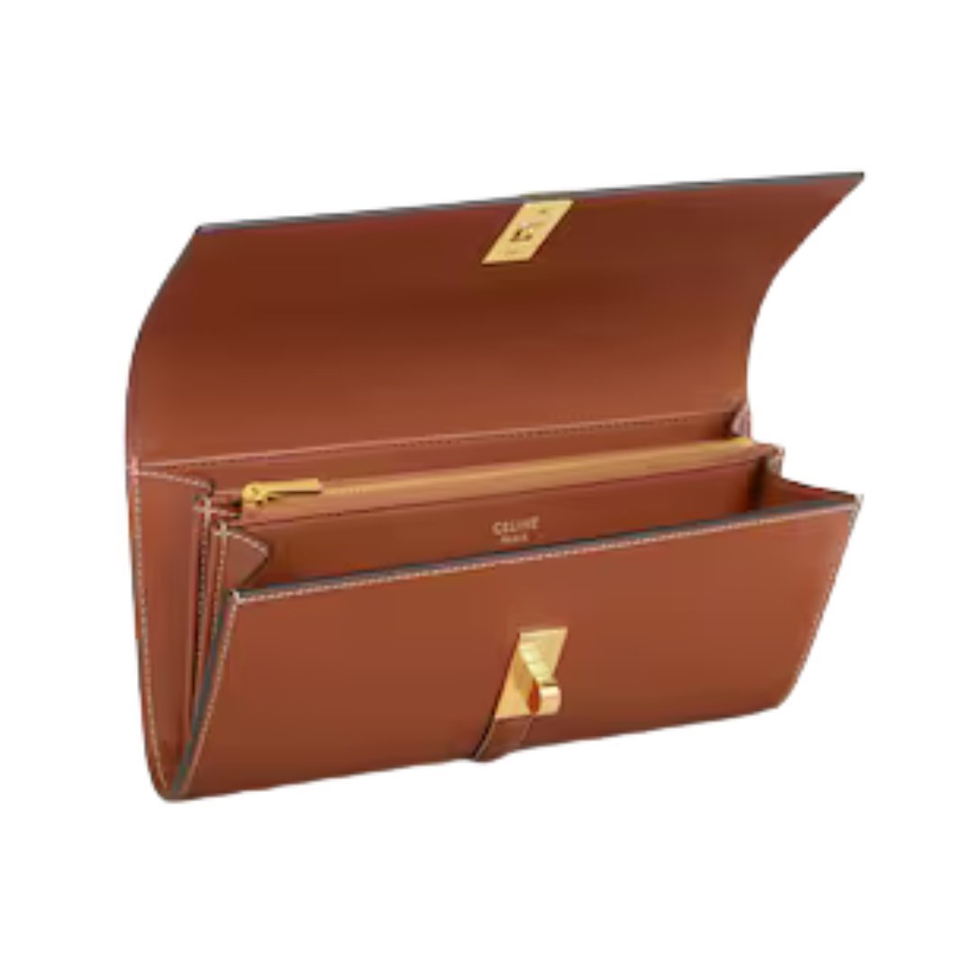 Große Brieftasche in satiniertem Finish 19cm – Bild 4