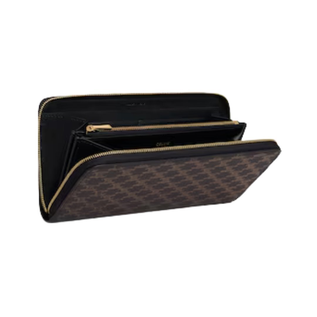 Große Reißverschluss-Brieftasche 19cm – Bild 4