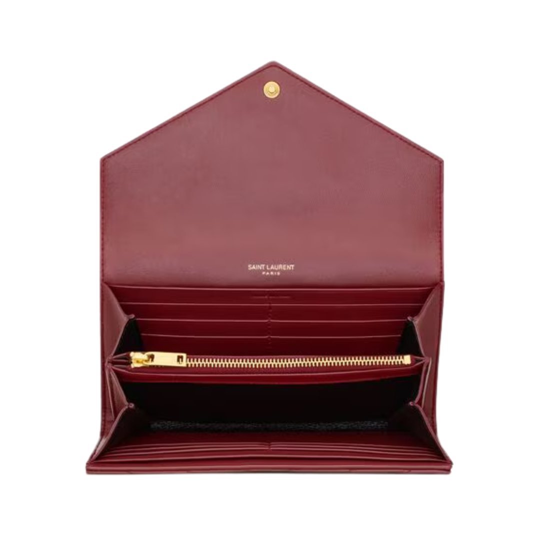 cassandre matelassé large flap wallet in lambskin 19cm – Bild 4