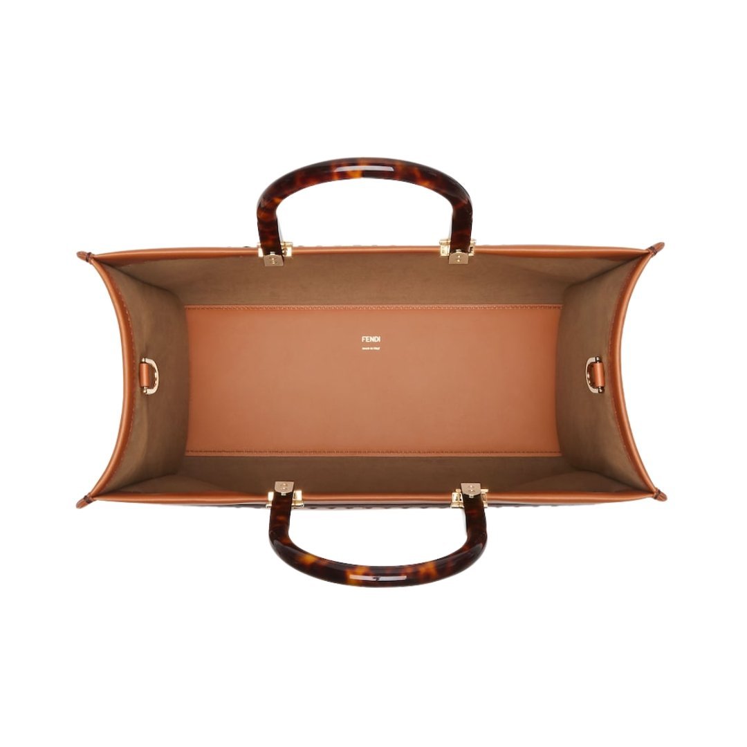Braune Kalbsledertasche 31cm – Bild 4