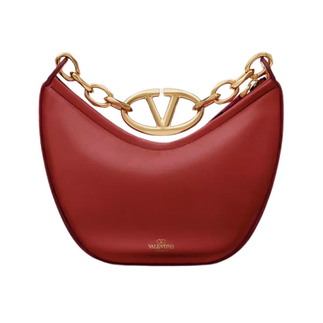 VLogo Moon Mini Hobo Rosso Valentino 20cm – Bild 4