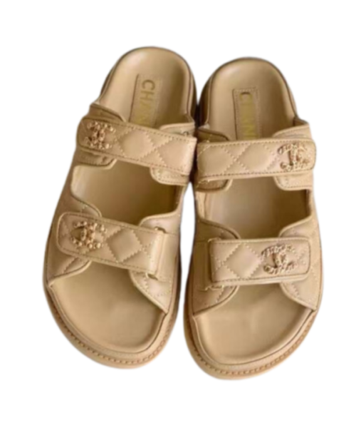 Beige Sandalen