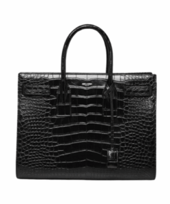Sac de Jour Schwarz/Silbrig 32 cm
