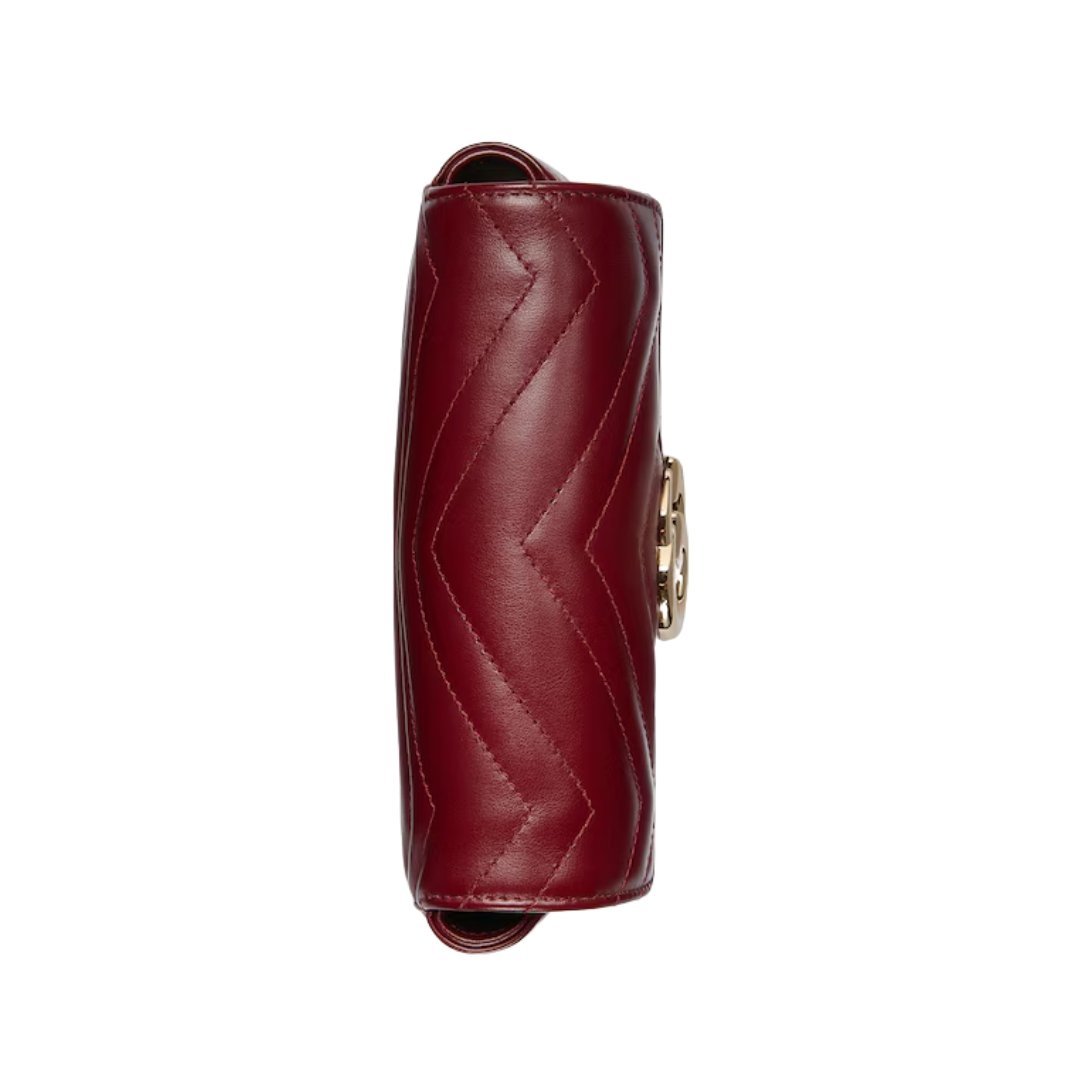 Rote Super-Mini-Tasche mit Chevron-Muster 16.5cm – Bild 5