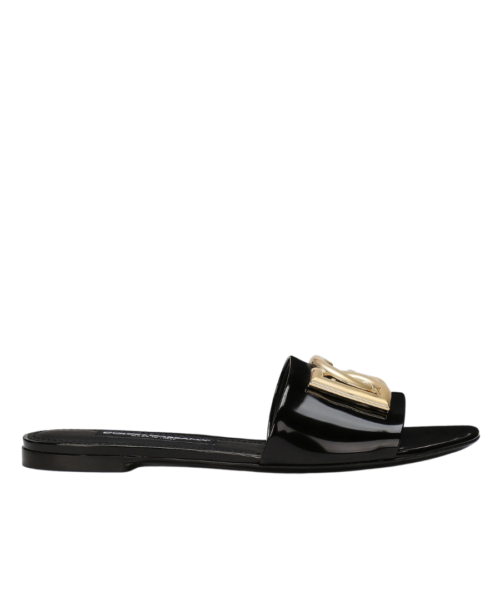 Polierte Kalbsleder-Slipper