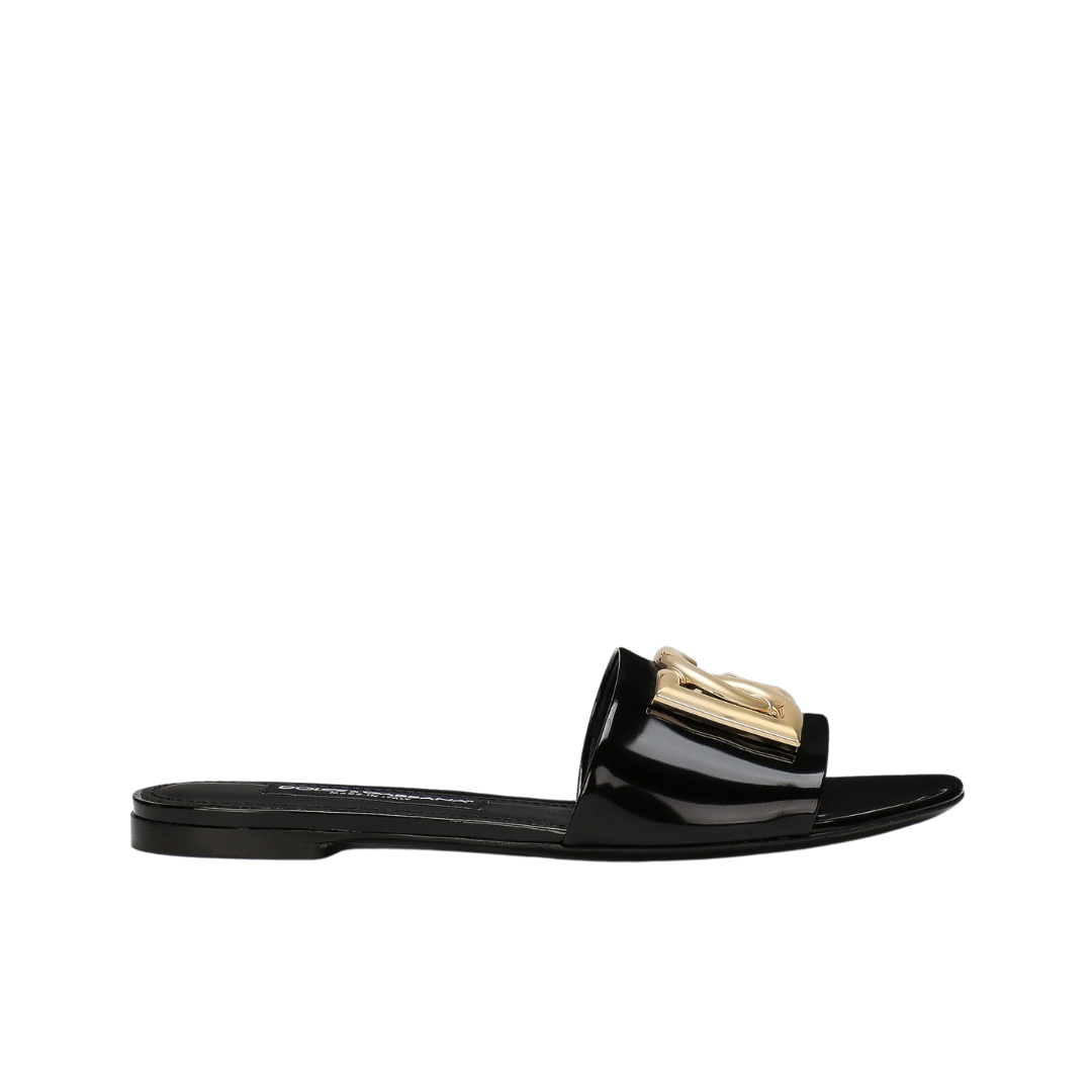 Polierte Kalbsleder-Slipper