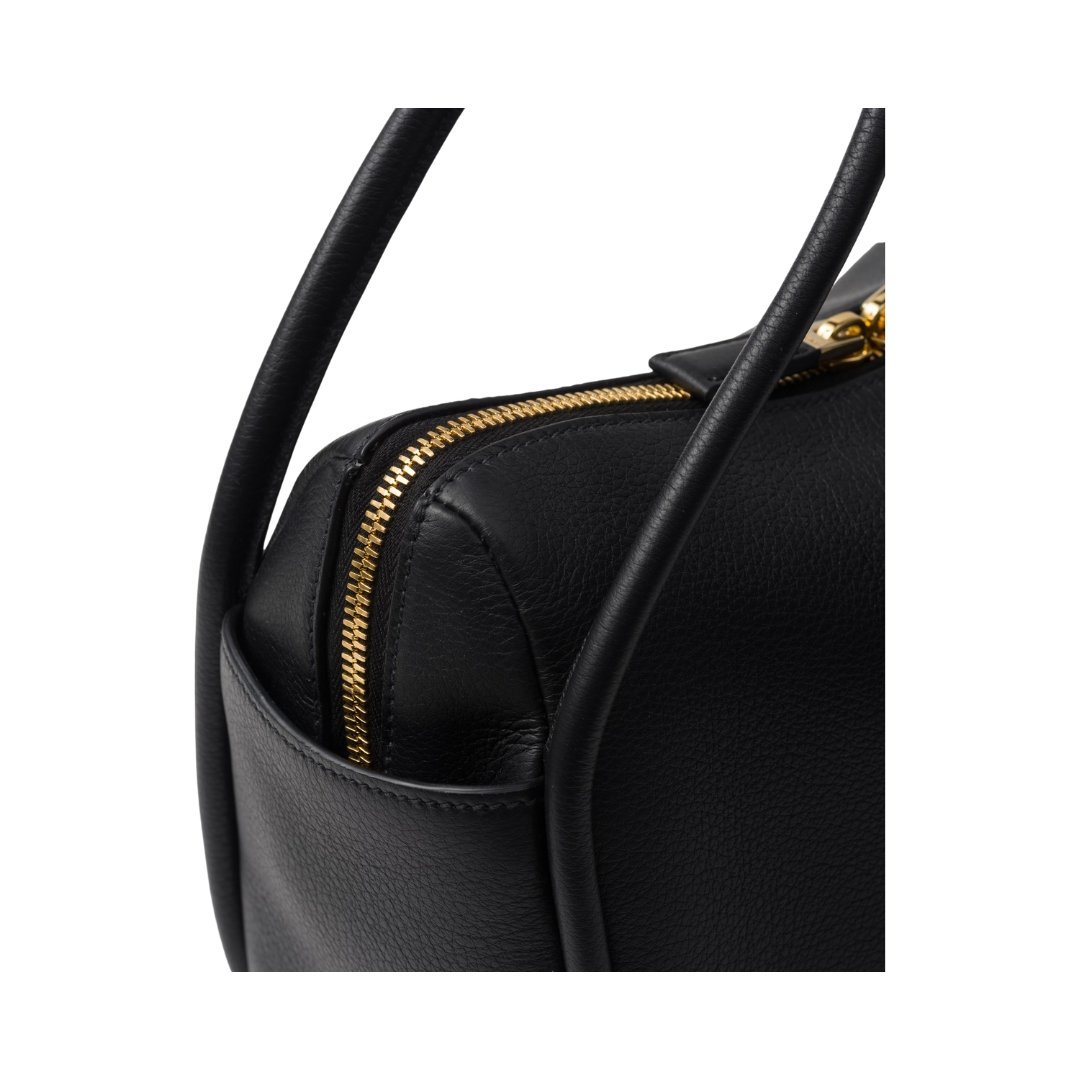 Darling Lederhandtasche in Schwarz 18cm – Bild 5