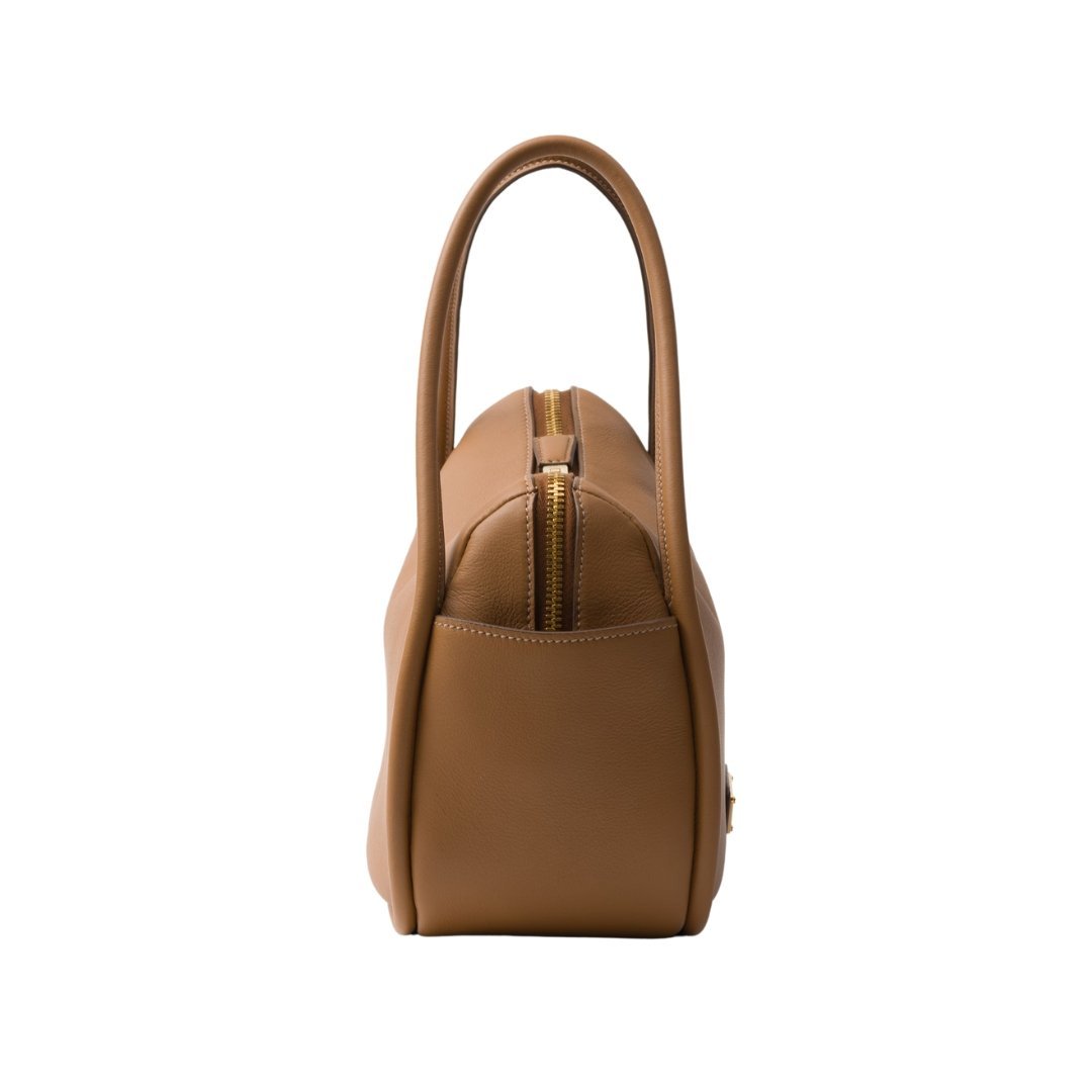Darling Lederhandtasche in Karamell 18cm – Bild 5