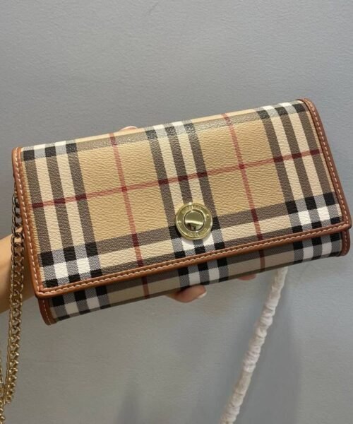 Alternative view of Brieftasche an einer Kette Braun 19,5 cm