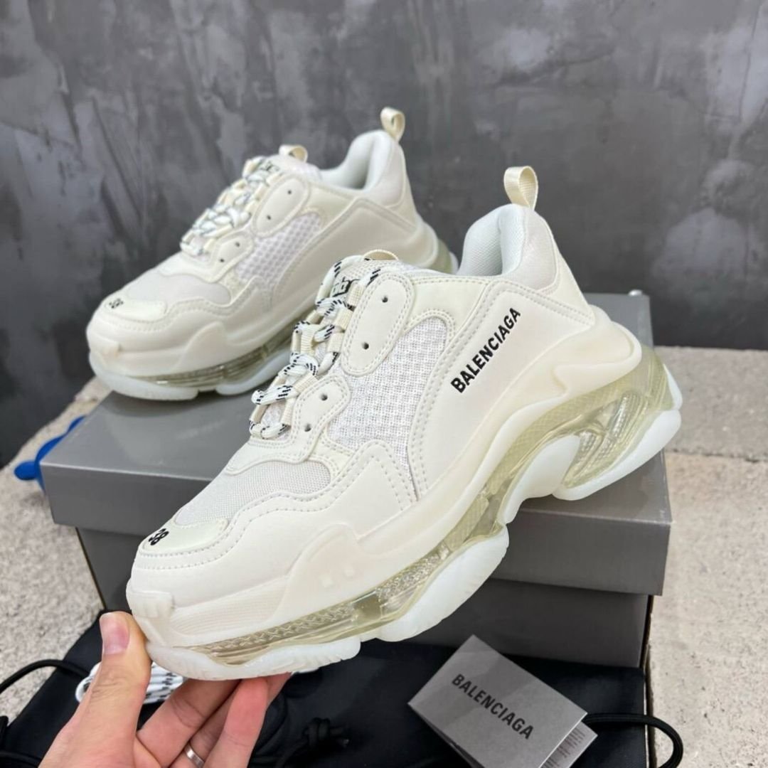 Triple S Clear Sole Weiß – Bild 2