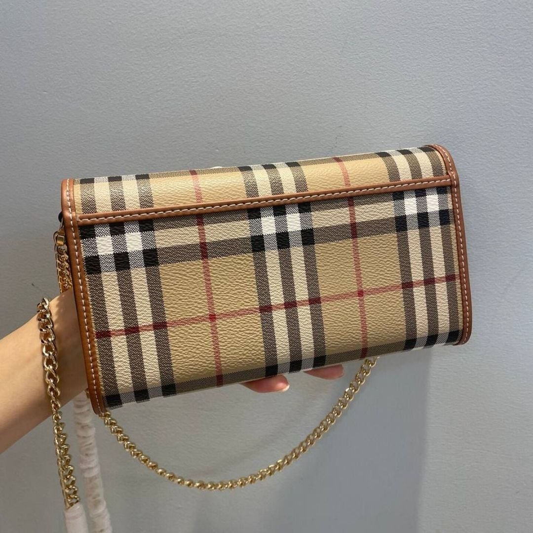 Brieftasche an einer Kette Braun 19,5 cm – Bild 5