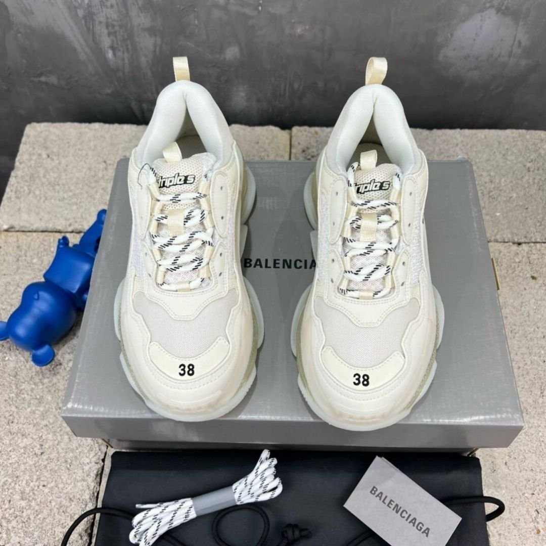 Triple S Clear Sole Weiß – Bild 3