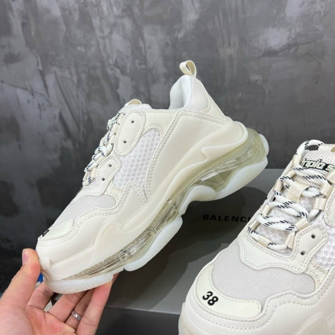 Triple S Clear Sole Weiß – Bild 7