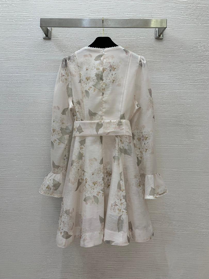 Belted Floral Print Mini – Bild 6