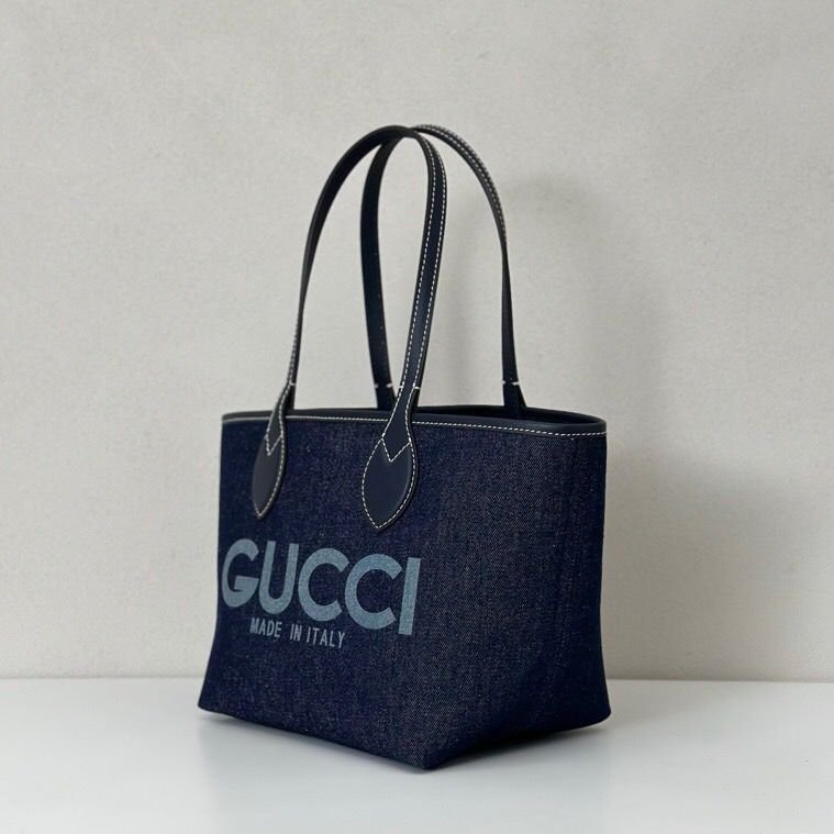 Totissima Kleine Wendetasche Dunkelblauer Denim 22 cm – Bild 5