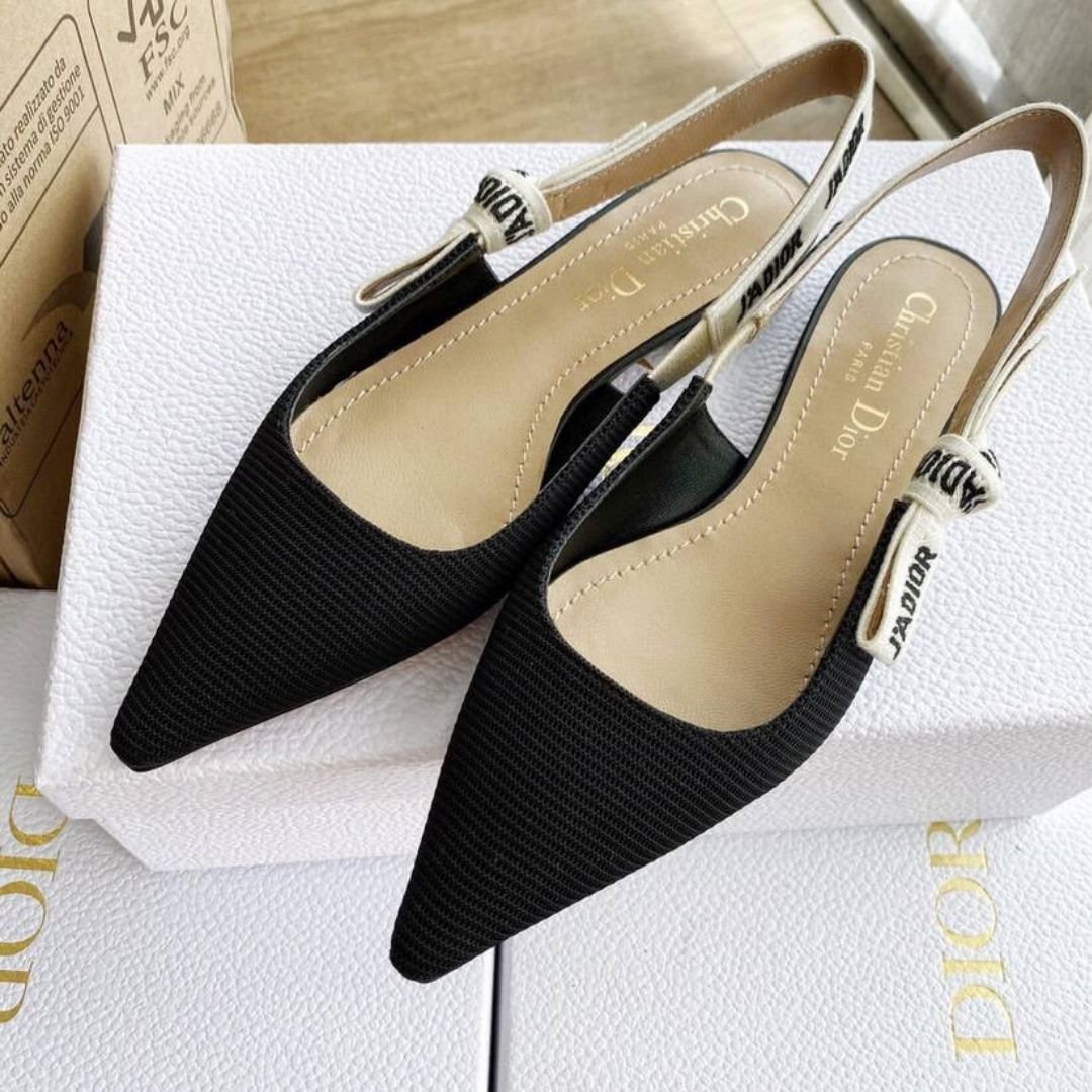 Ballerinas Schwarz/Beige – Bild 6