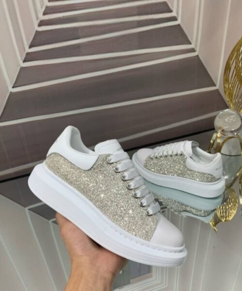 Alternative view of Oversize Bronze/Wei? mit Glitter