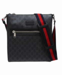 Messenger Bag Schwarz 27 cm