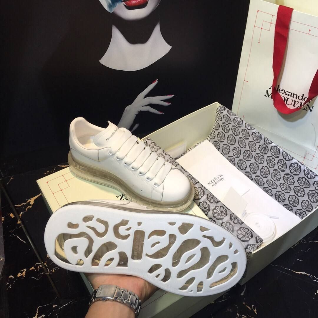 Oversize Weiß mit transparenter Sohle – Bild 4