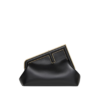 Tasche aus schwarzem Leder  20cm