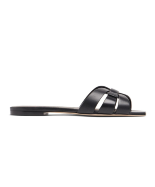 Tribute Leder-Mulesandalen