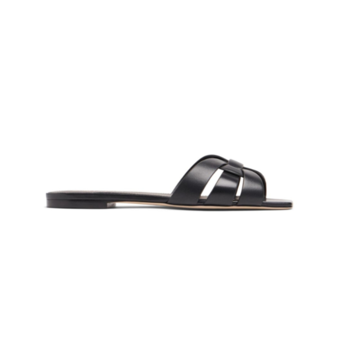 Tribute Leder-Mulesandalen