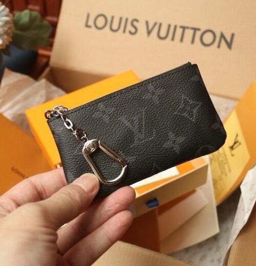 Alternative view of Key Pouch Monogram Eclipse 12 cm