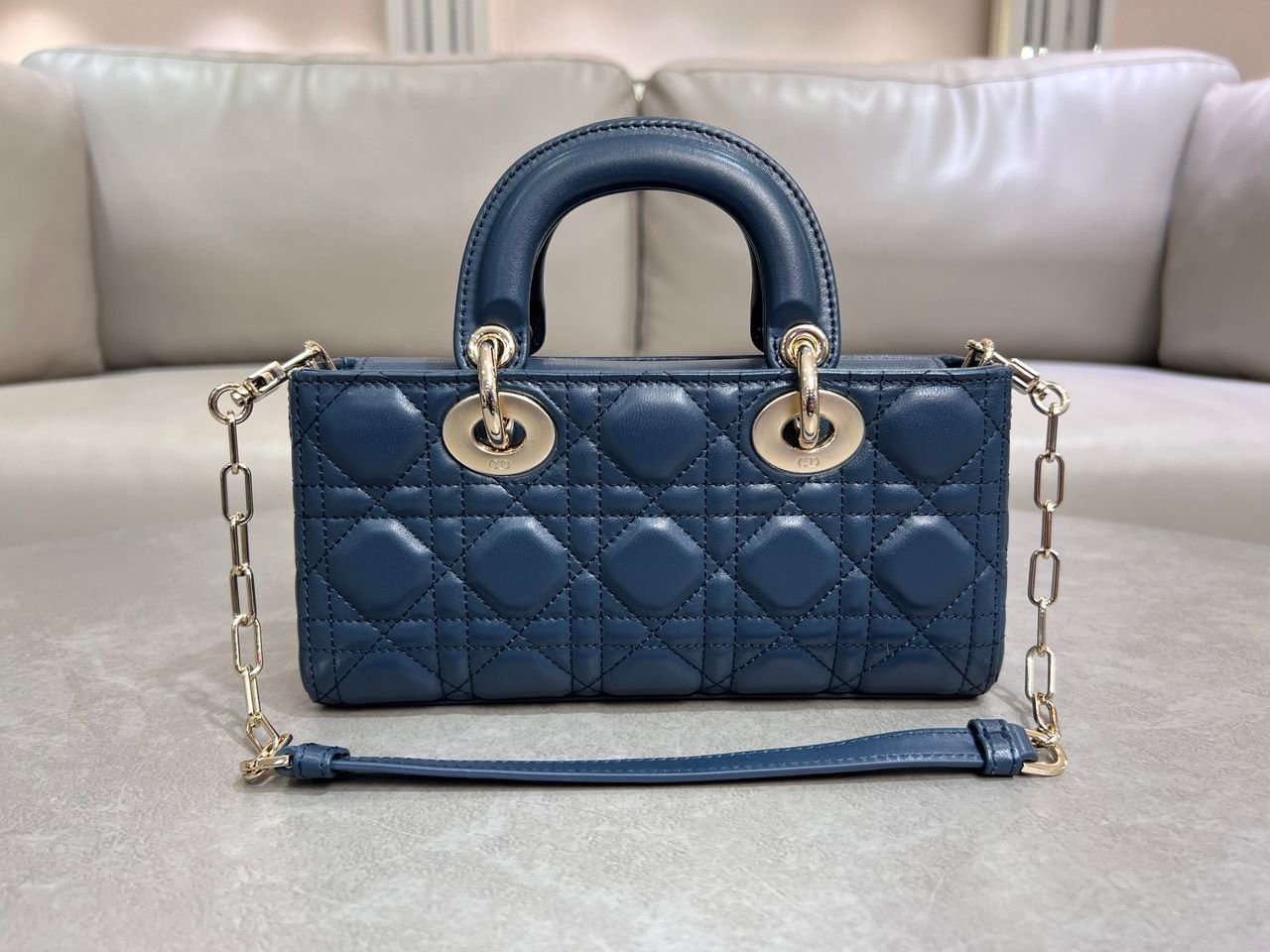 Lady D-Joy Mittelgroße Dunkel-Ozeanblau 26cm – Bild 3