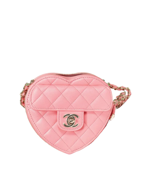 Love Heart 22S Rosa/Gold 13 cm