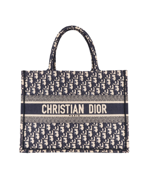 Book Tote Blau/Beige 36 cm