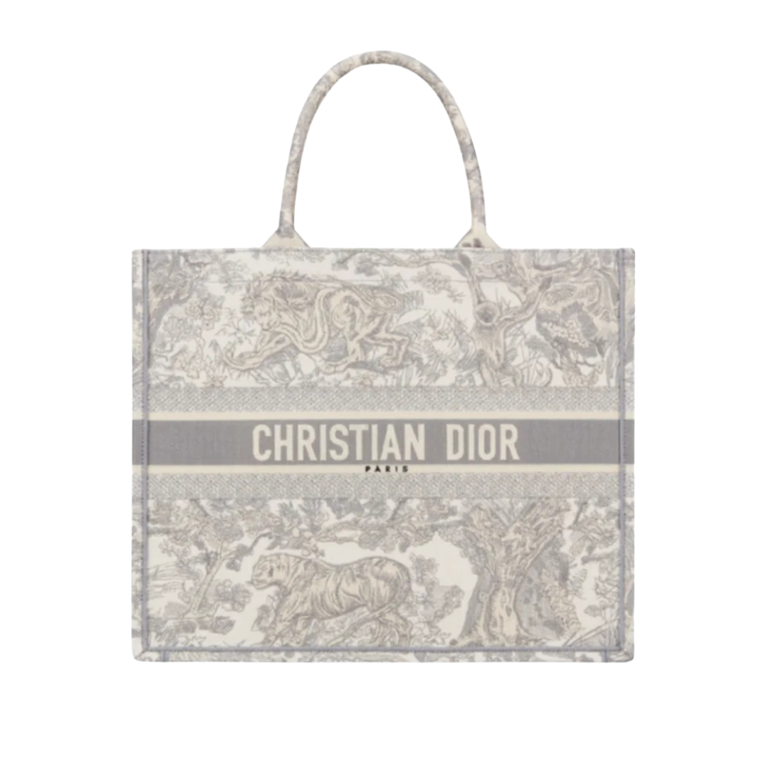 Book Tote Grau/Ecru 42 cm