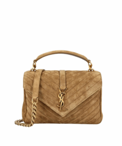 College quilted suede Beige 24cm