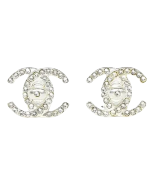 Ohrringe Clips CC Silber