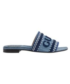Slippers Blauer Denim