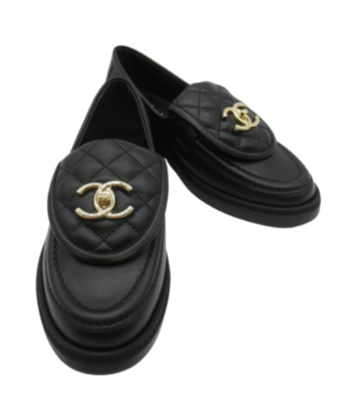 Schwarze Loafer