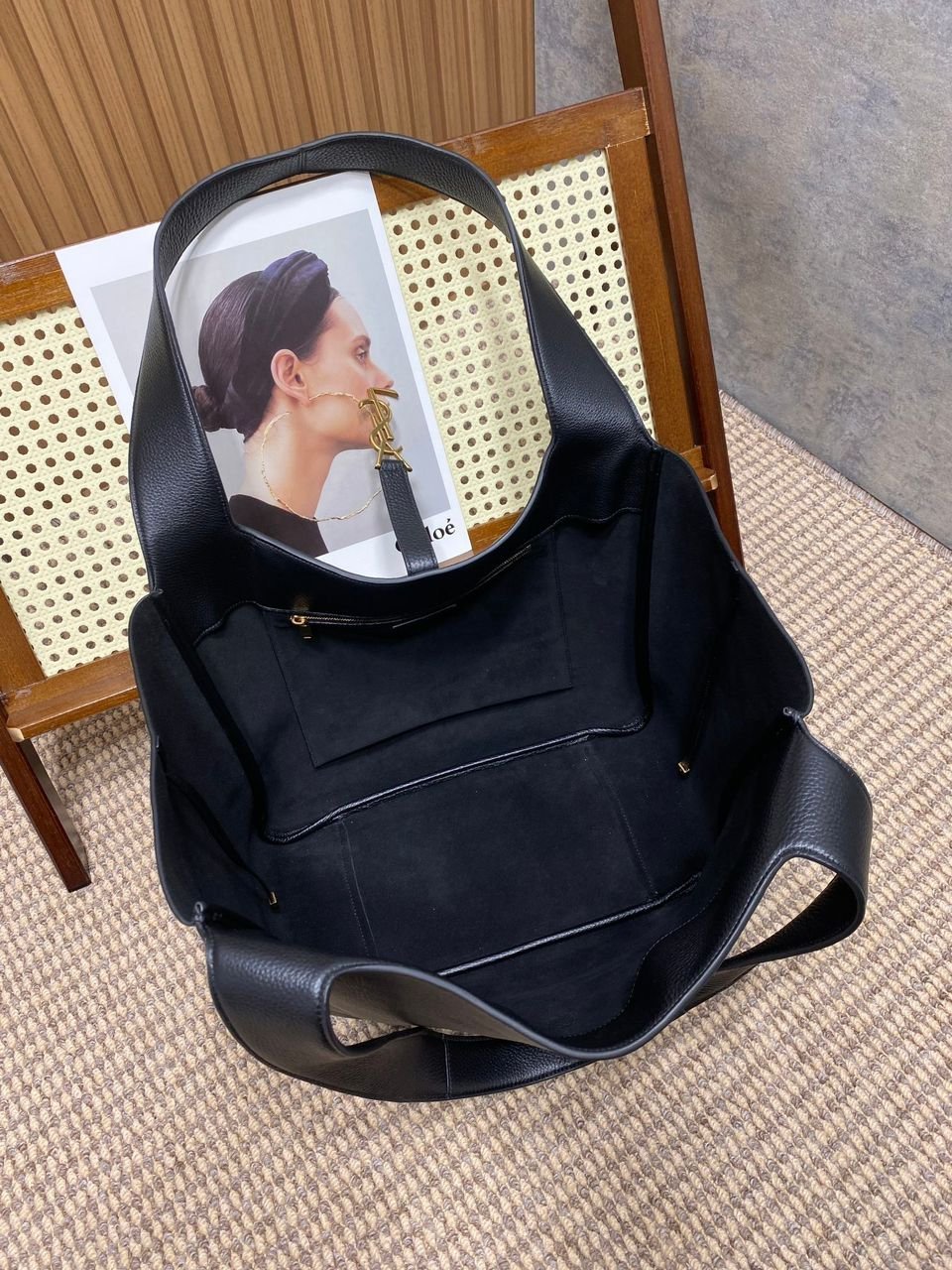Le 5 a 7 Bag Schwarz 50 cm – Bild 4