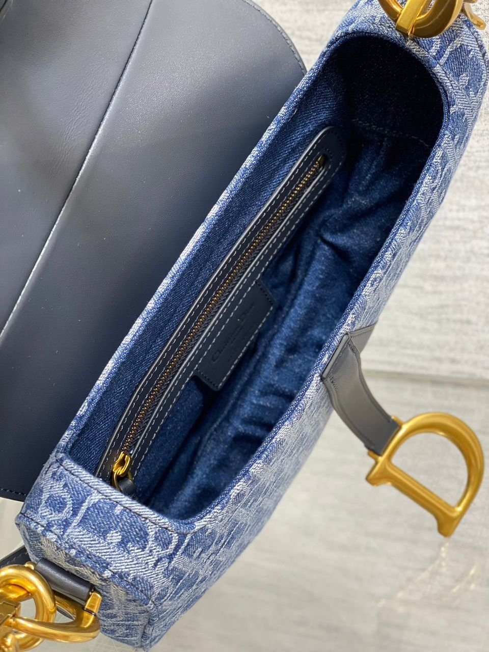 Saddle Denim Blau 25,5 cm – Bild 6