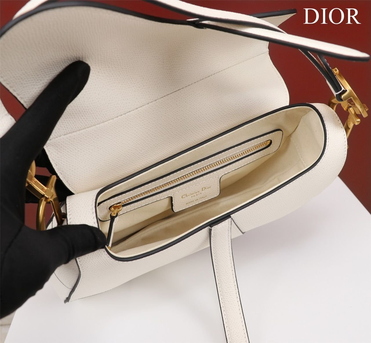 Saddle Weiß 25,5 cm – Bild 6