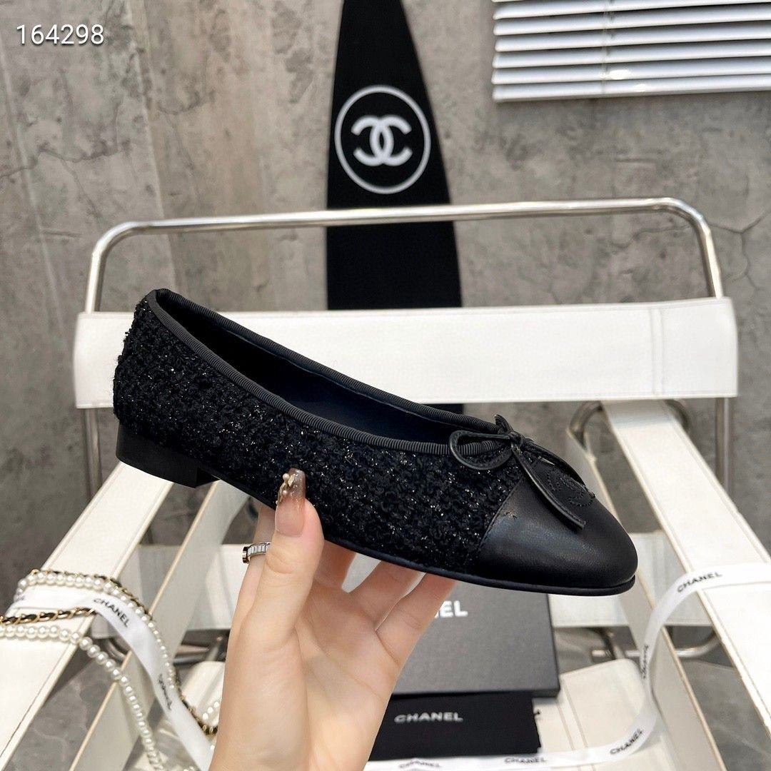 Glitzernder Tweed Schwarz – Bild 4