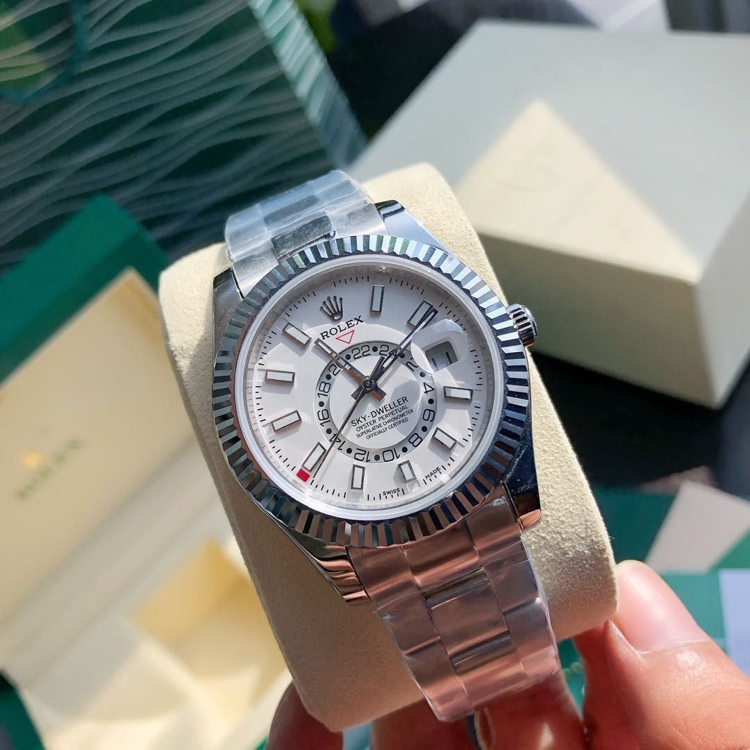Sky Dweller Silbern/Weiß 42 mm – Bild 3