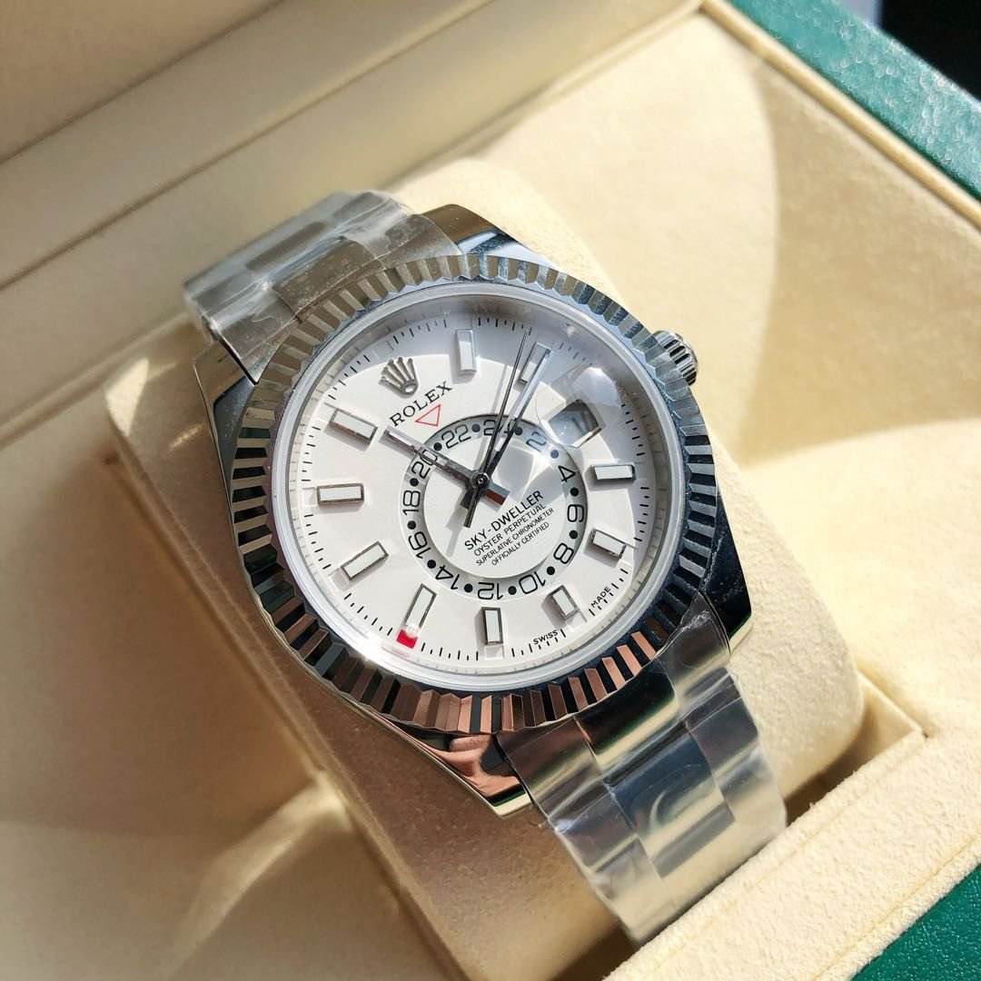 Sky Dweller Silbern/Weiß 42 mm – Bild 5