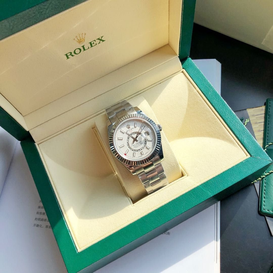 Sky Dweller Silbern/Weiß 42 mm – Bild 6