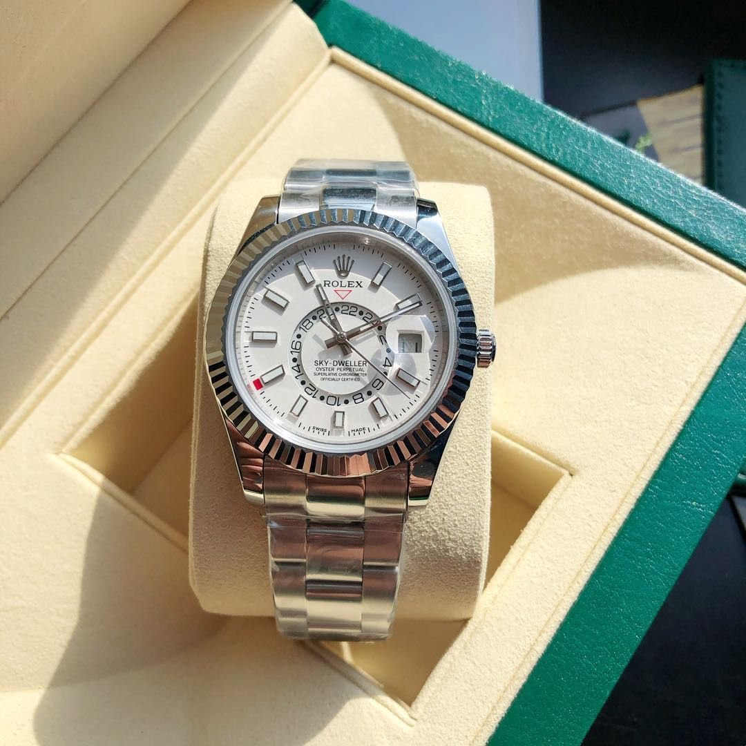 Sky Dweller Silbern/Weiß 42 mm – Bild 7