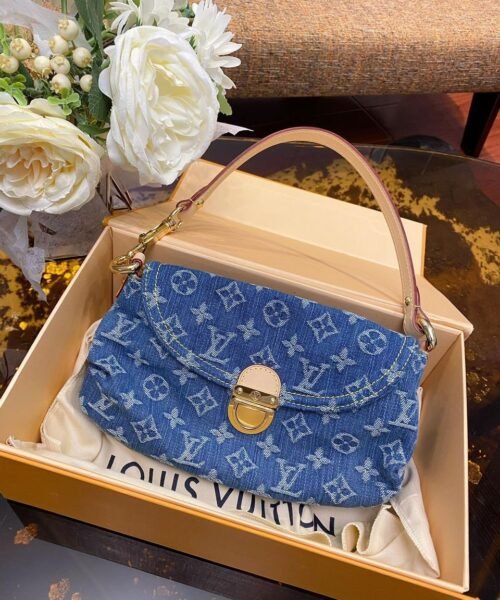 Alternative view of Mini Pleaty Monogram Denim 26 cm